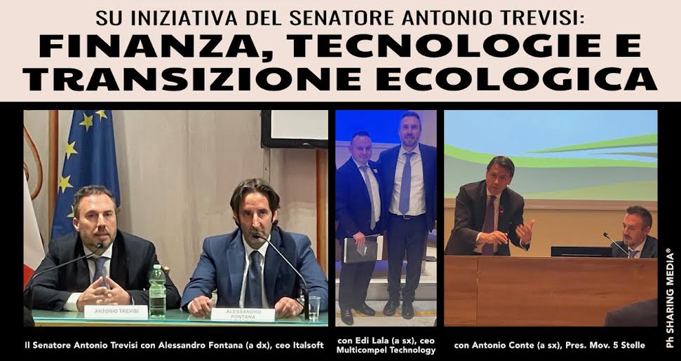 A Palazzo Giustiniani un’altra iniziativa del senatore Antonio Trevisi sulla Transizione Ecologica